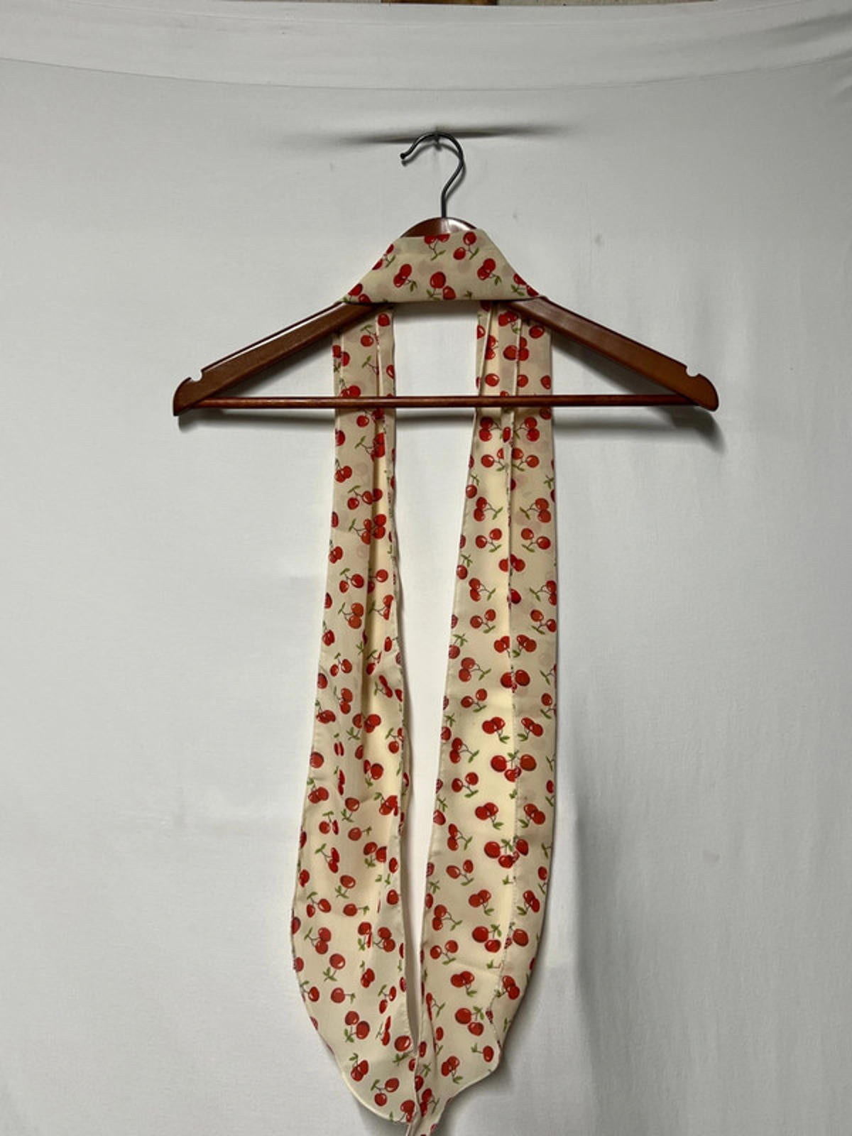 Vintage Cherry Ascot/Scarf/Neckatie