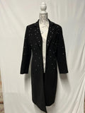 Ella Boo | 12 | Alt Long black studded Trenchcoat