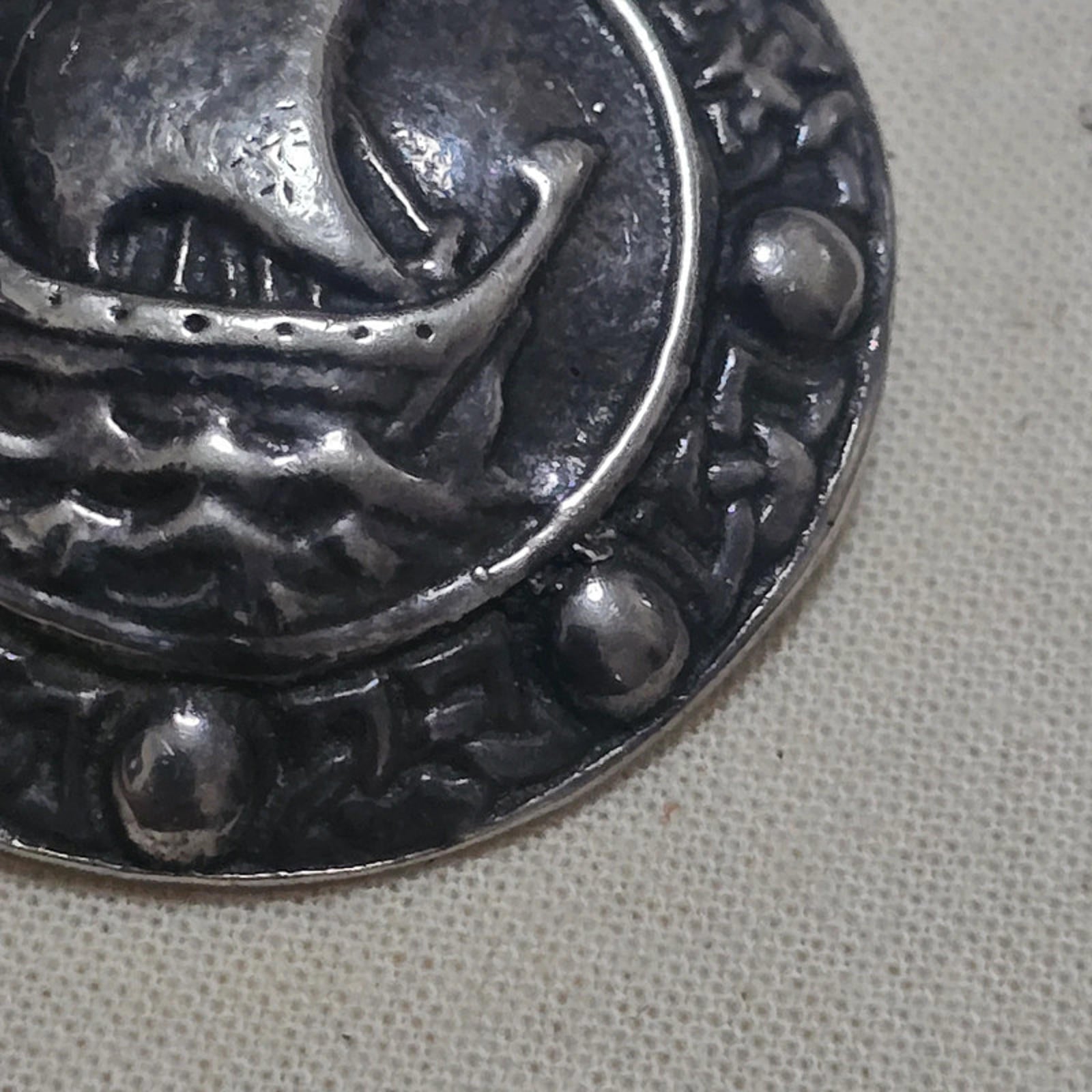 Shipton & Co vintage fully hallmarked sterling silver brooch