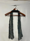 Vintage Ladies Scarf | Blue/Gold Colours