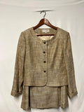 Vintage Phase 8 | Two Piece Skirt Suit | 12/14 | Cotton/Acrylic blend | Good