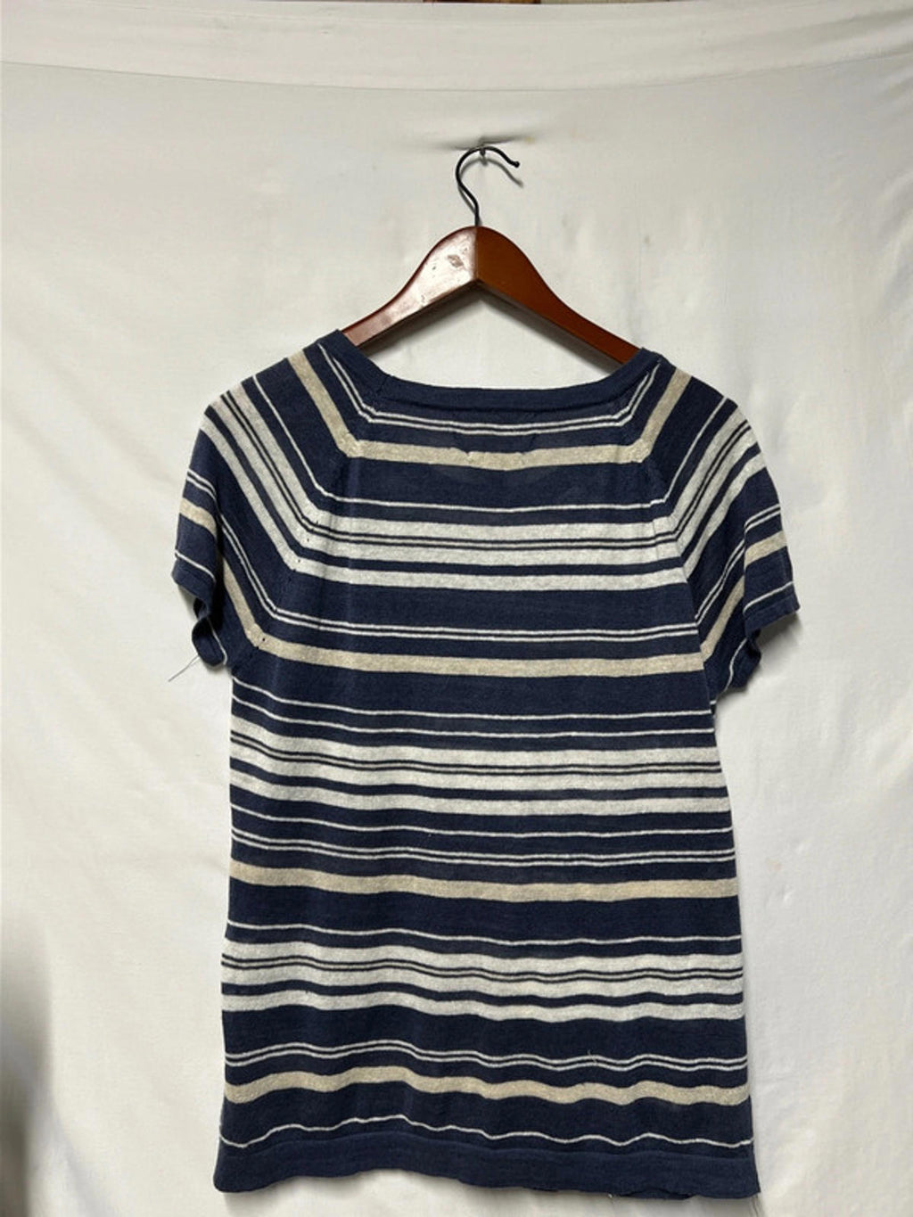Paul Costelloe | 16 | Pure Linen Stripey T-Shirt
