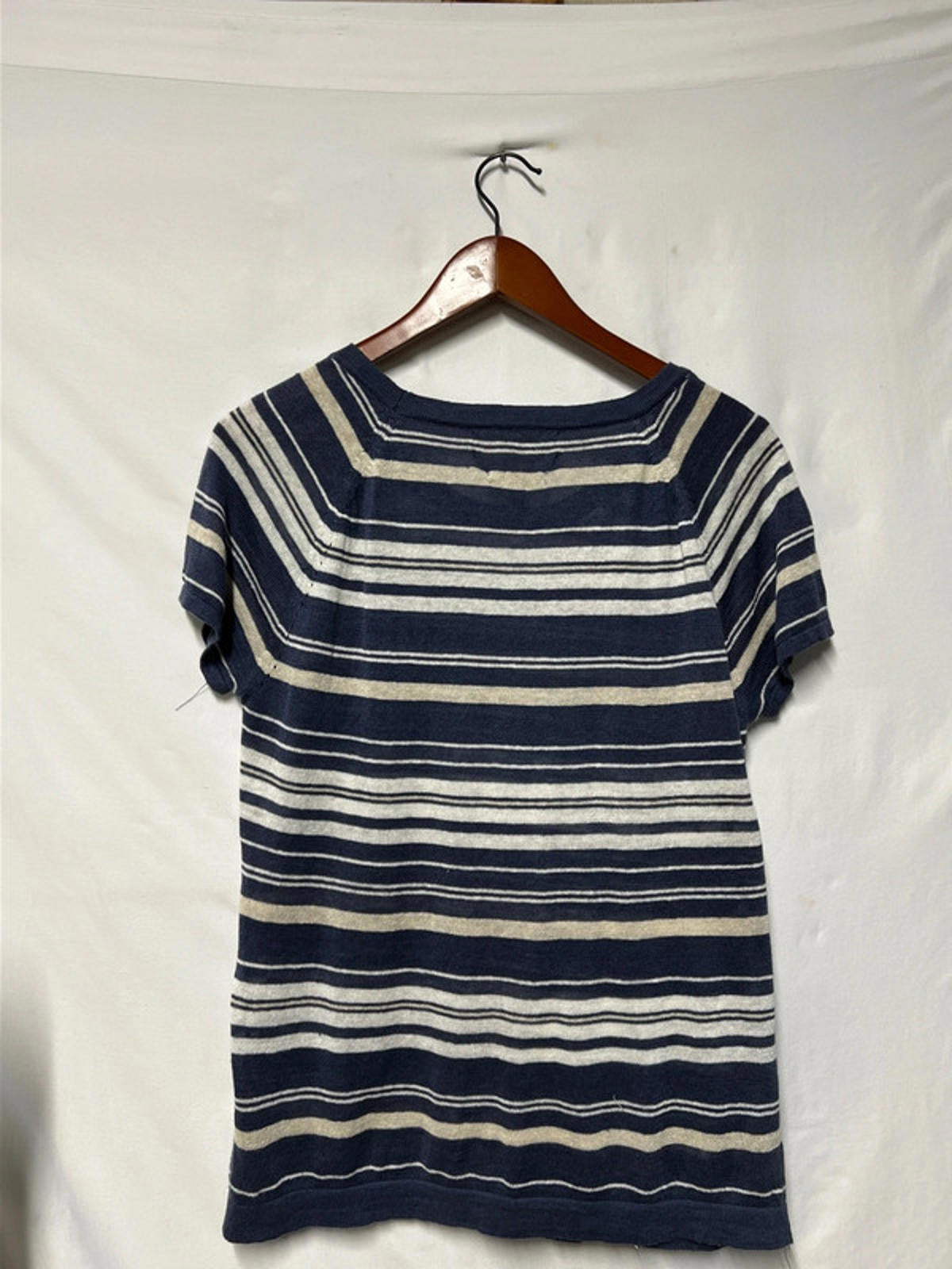 Paul Costelloe | 16 | Pure Linen Stripey T-Shirt