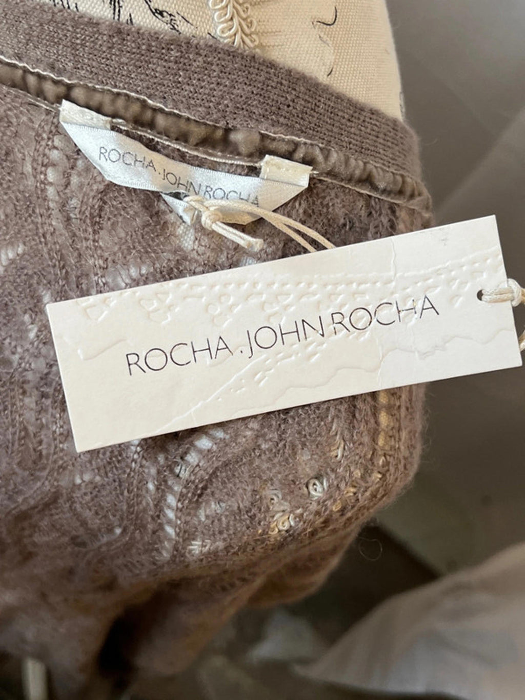 Rocha John Rocha | Size 14 | Taupe Cardigan