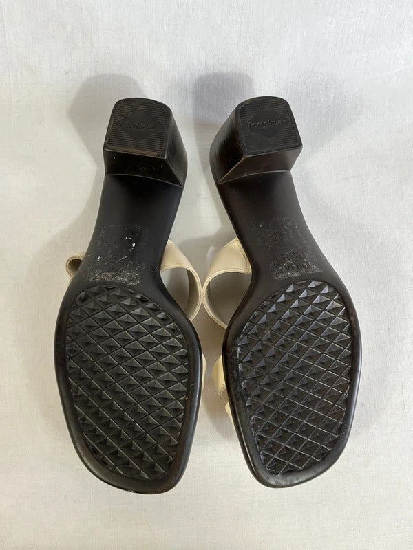 M&S Footglove | Size 5.5 | Classic Cream open toed sandals
