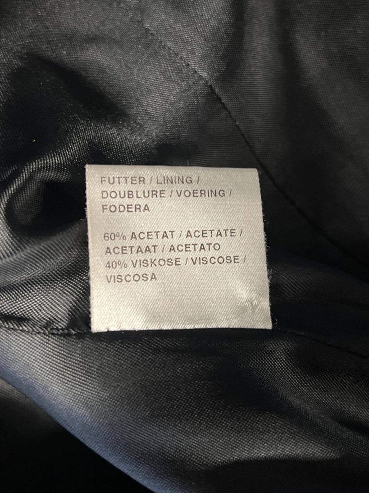 Vintage Navy Madeleine Trenchcoat | 10 | Viscose Blend