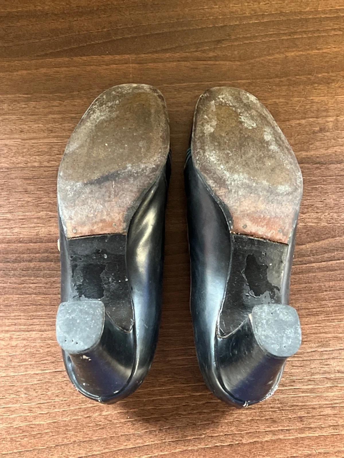 Vintage 1960s Bollati Italia | 5 1/2 | Good | Black