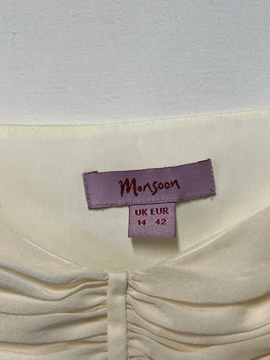Vintage Y2K 90’s Monsoon| Size 14 | Layered Cream Cami |