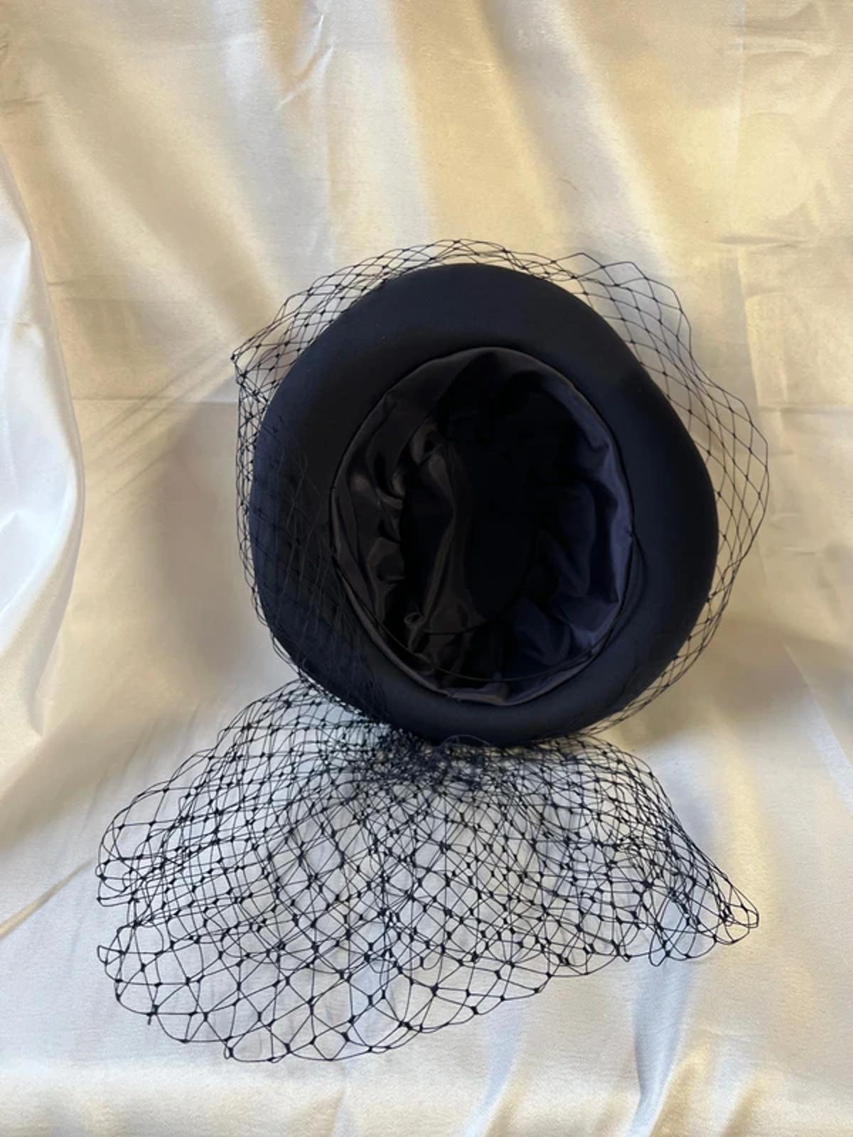 Vintage Navy Fascinator