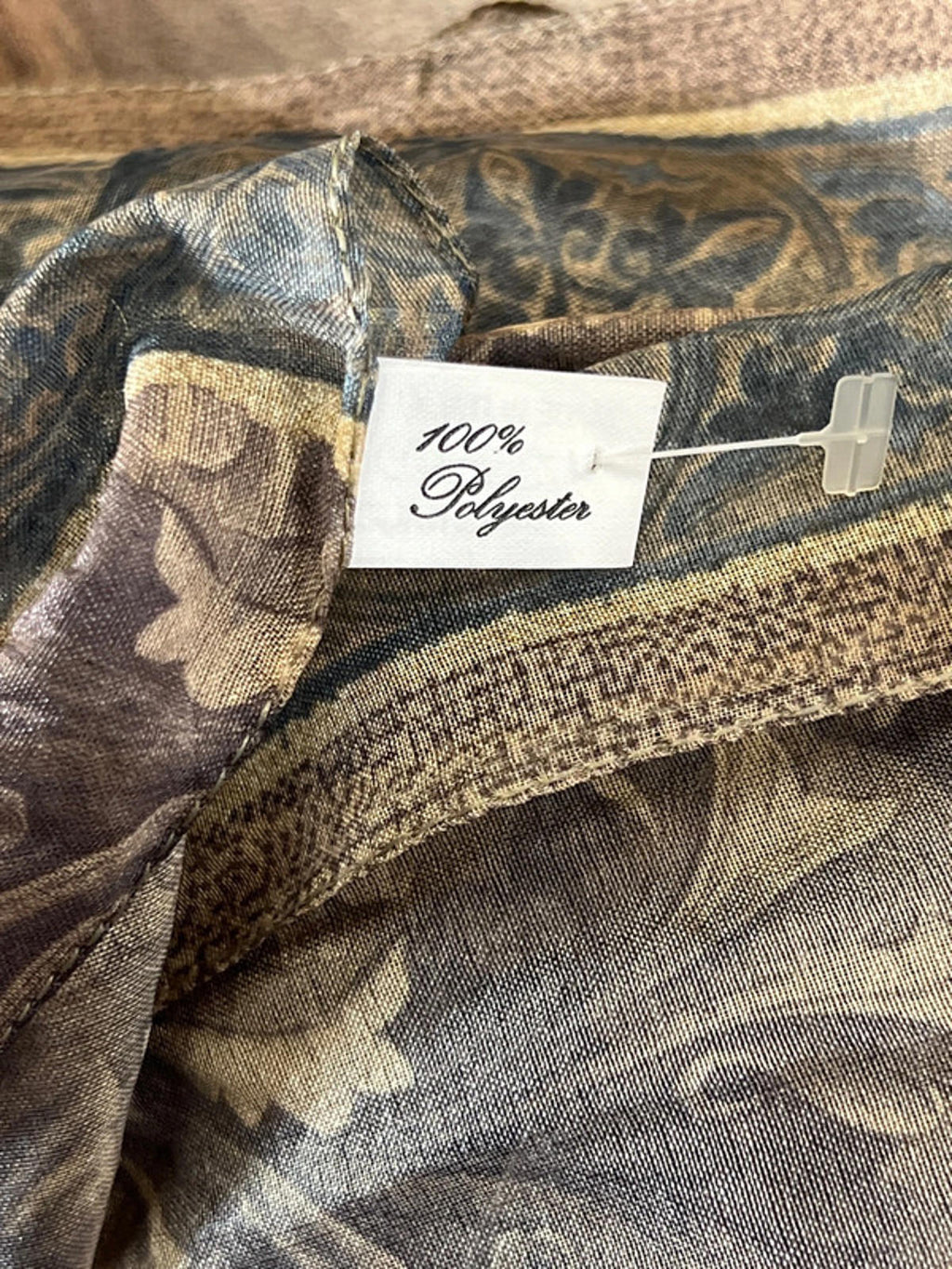 Khaki Green Italian Scarf | Like New