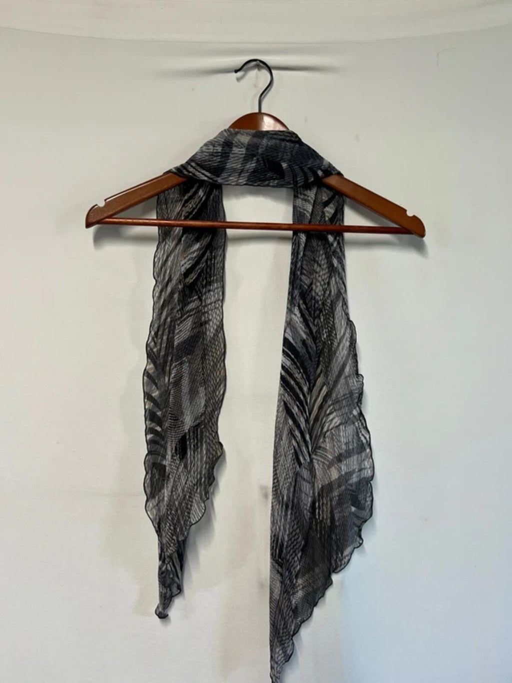 Ladies Vintage Style Polyester Scarf  | Brown