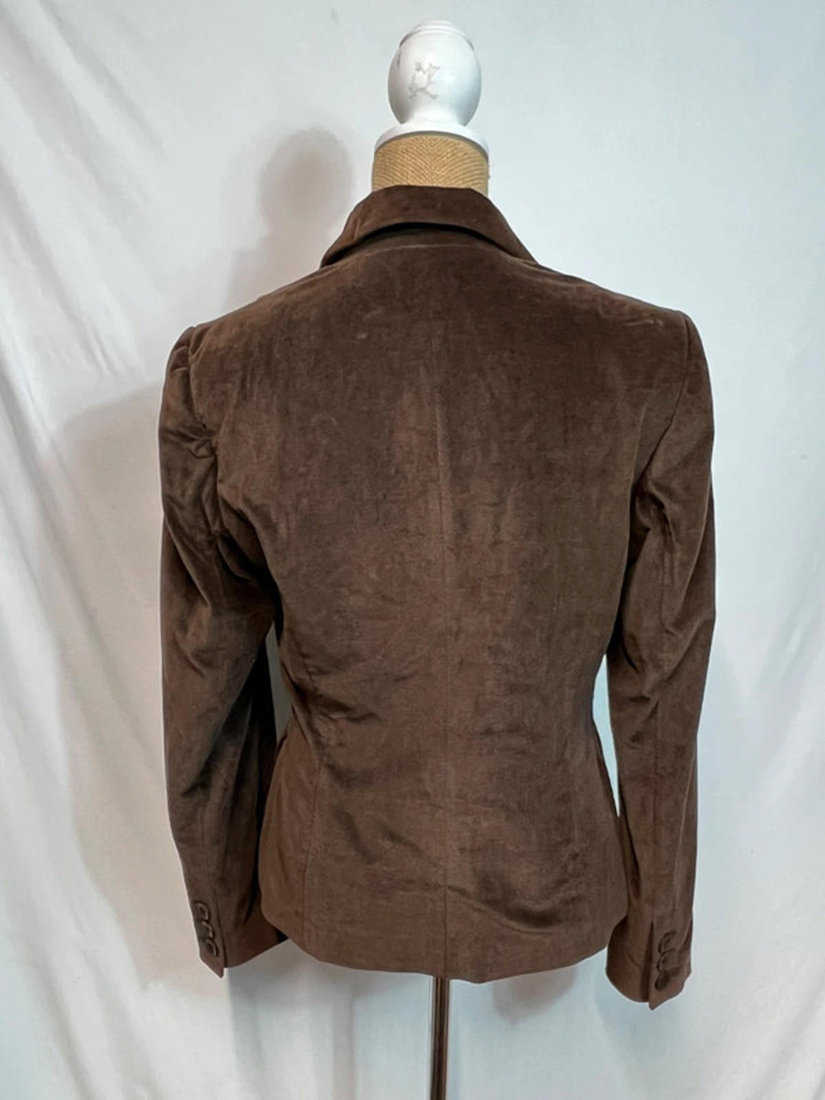 Carolle | Size 42 (12-14) | Chocolate Brown Suede Style Jacket |