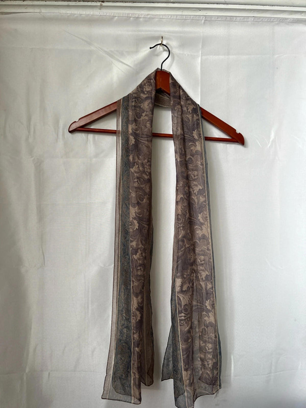 Khaki Green Italian Scarf | Like New