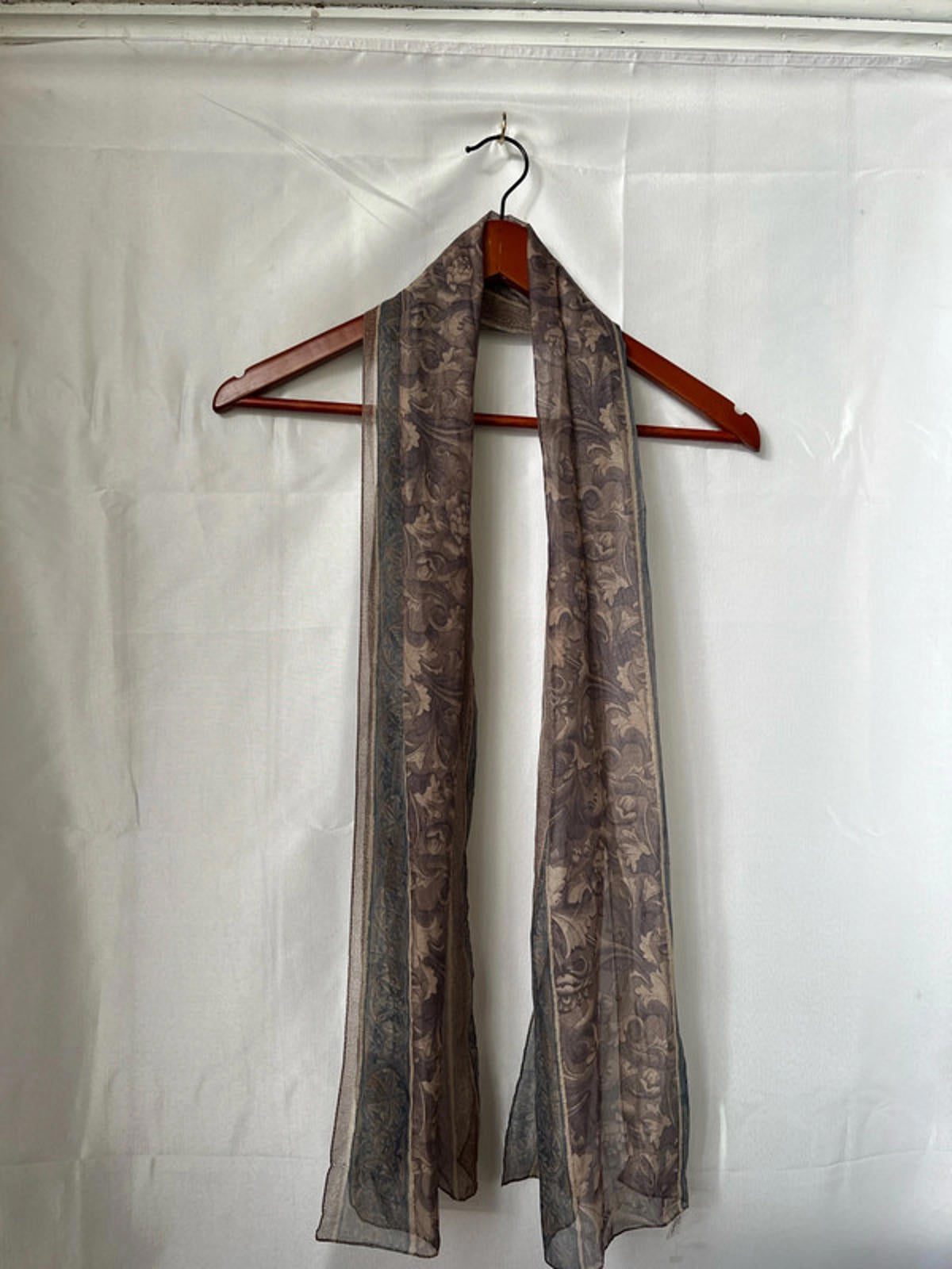Khaki Green Italian Scarf | Like New