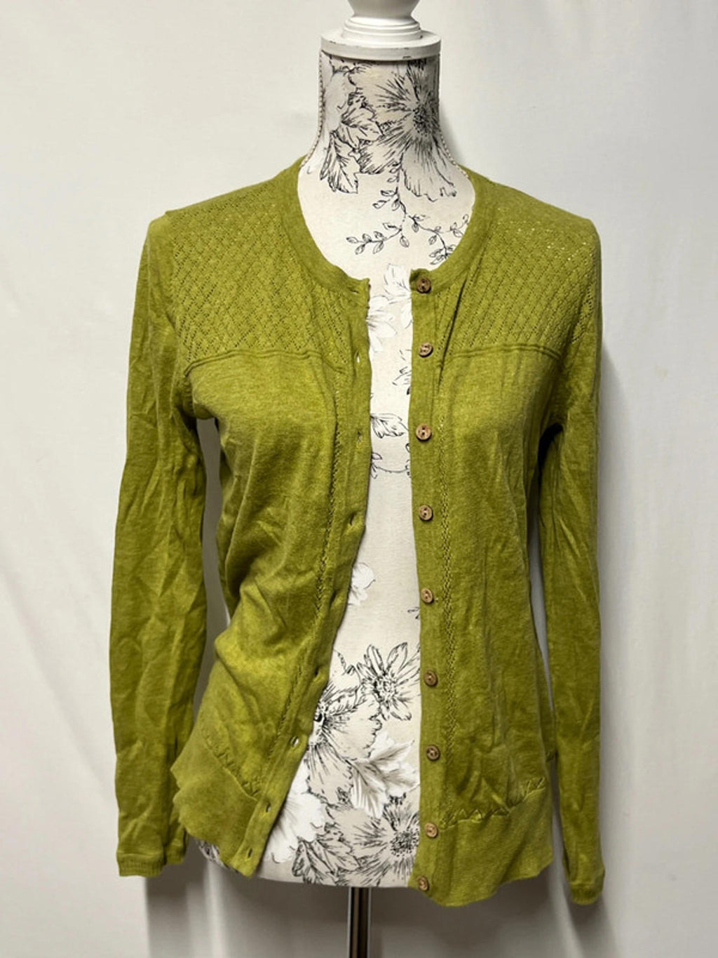 Beacan Cove | 12 | Green Cardigan | Cotton