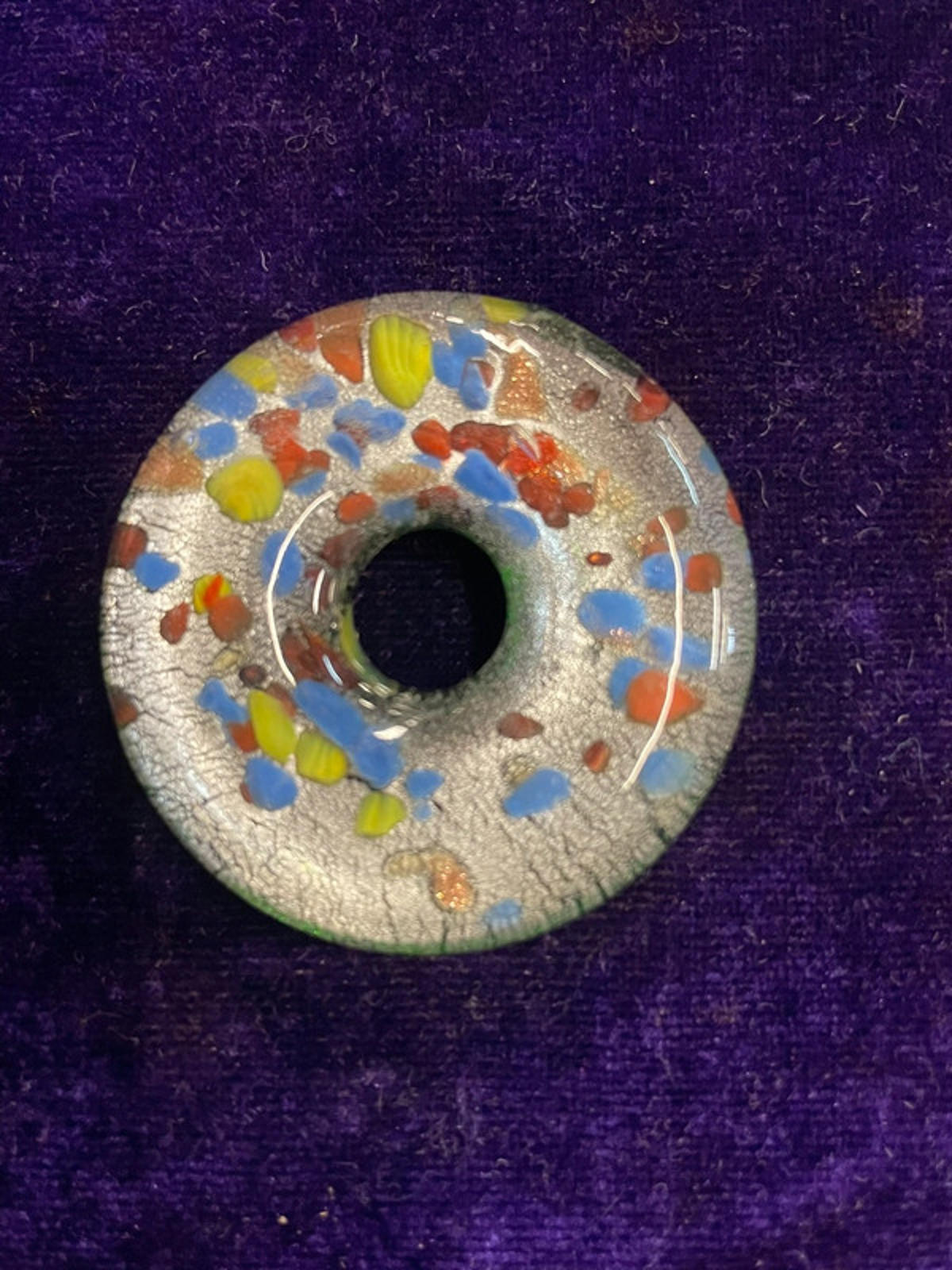 Round Glass Ornaments | Set of 2 | Decorative