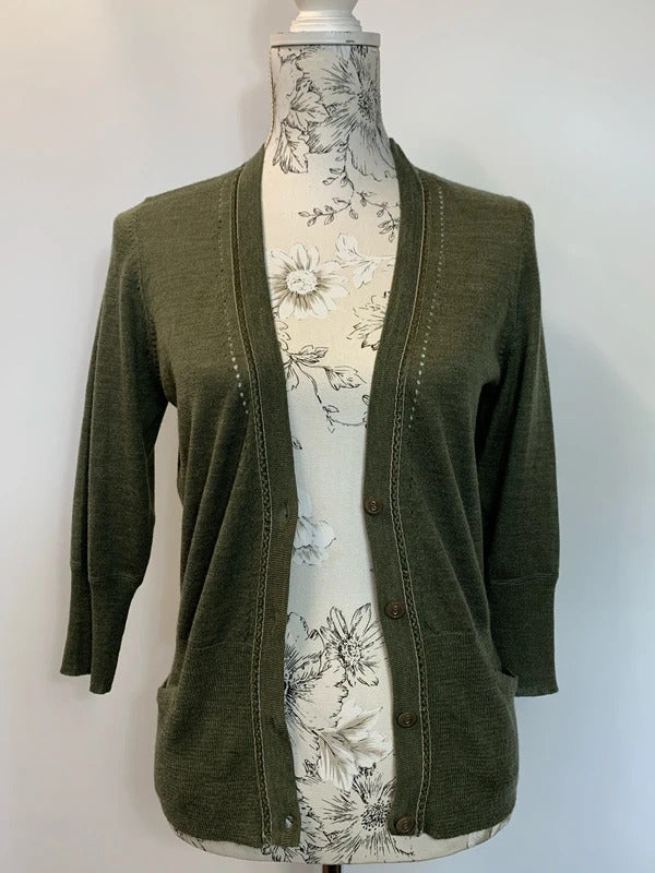 Mexx | 12 | Khaki Green Cardigan | Great condition