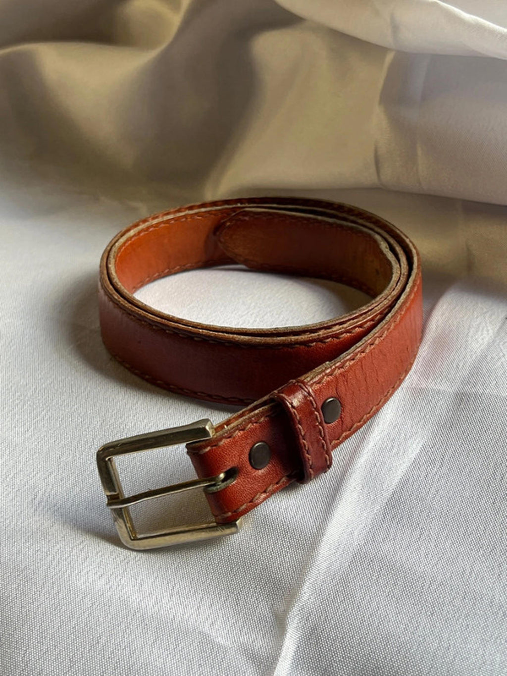 Vintage Canada Belt | Tan | 30 - 32”