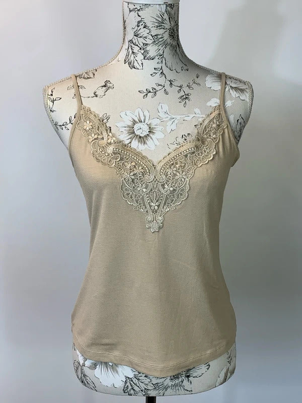 Marks and Spencer | Size 12 | Beige lace cami