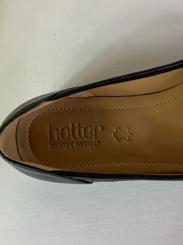 Hotter | Size 6 | Black ballet flats with bows