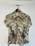 Bandolera | 12 | Boho Brown Floral Print T-Shirt