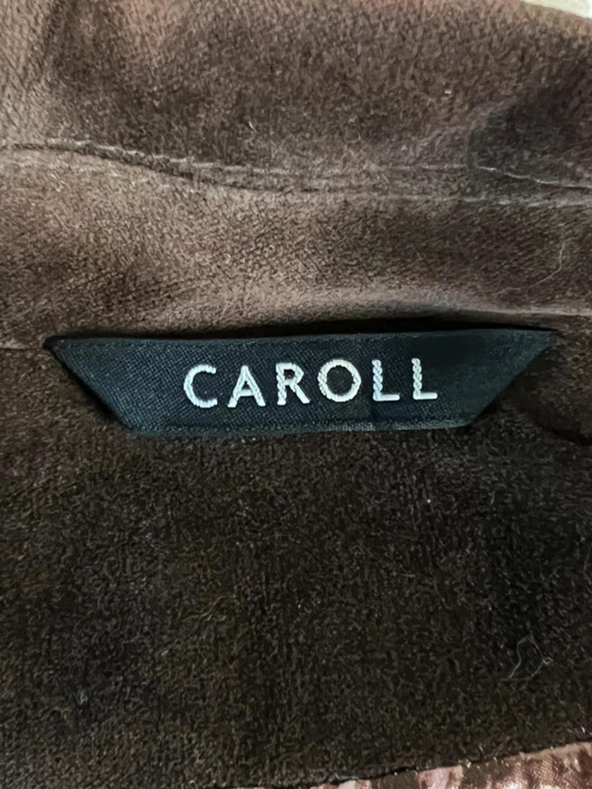 Carolle | Size 42 (12-14) | Chocolate Brown Suede Style Jacket |
