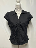 Fransa | Black Blouse Sleeveless Shirt | 14