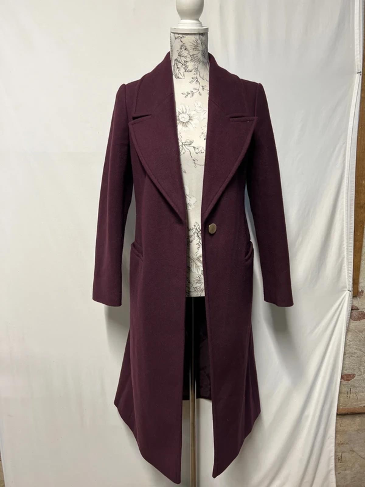 Lipsy London | 10 | Maroon/Burgundy Trenchcoat