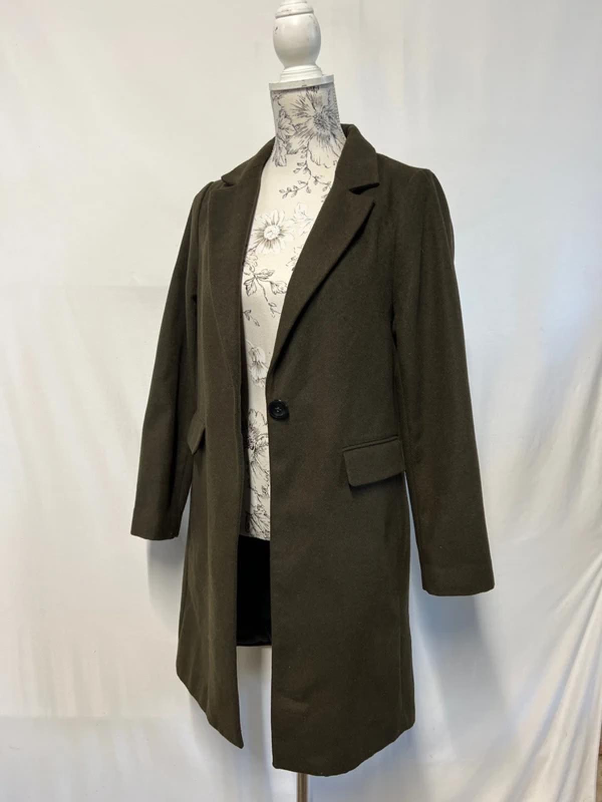 New Look | 8 | Khaki Green Trenchcoat | Polyester blend