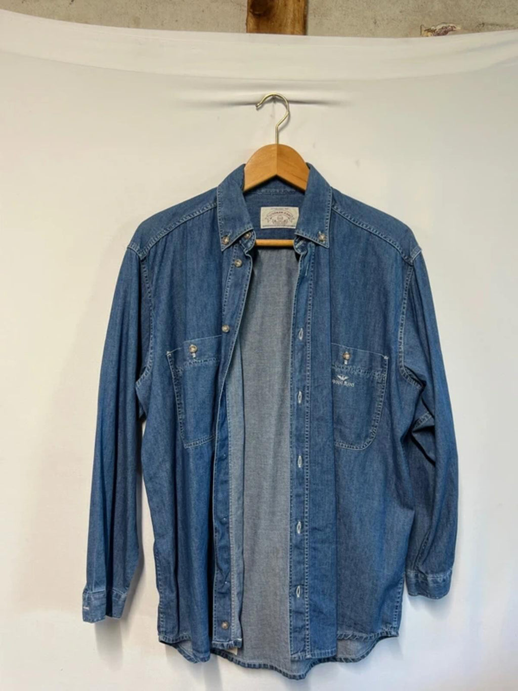 Vintage Armani Jeans | Size 20 | Denim Shirt
