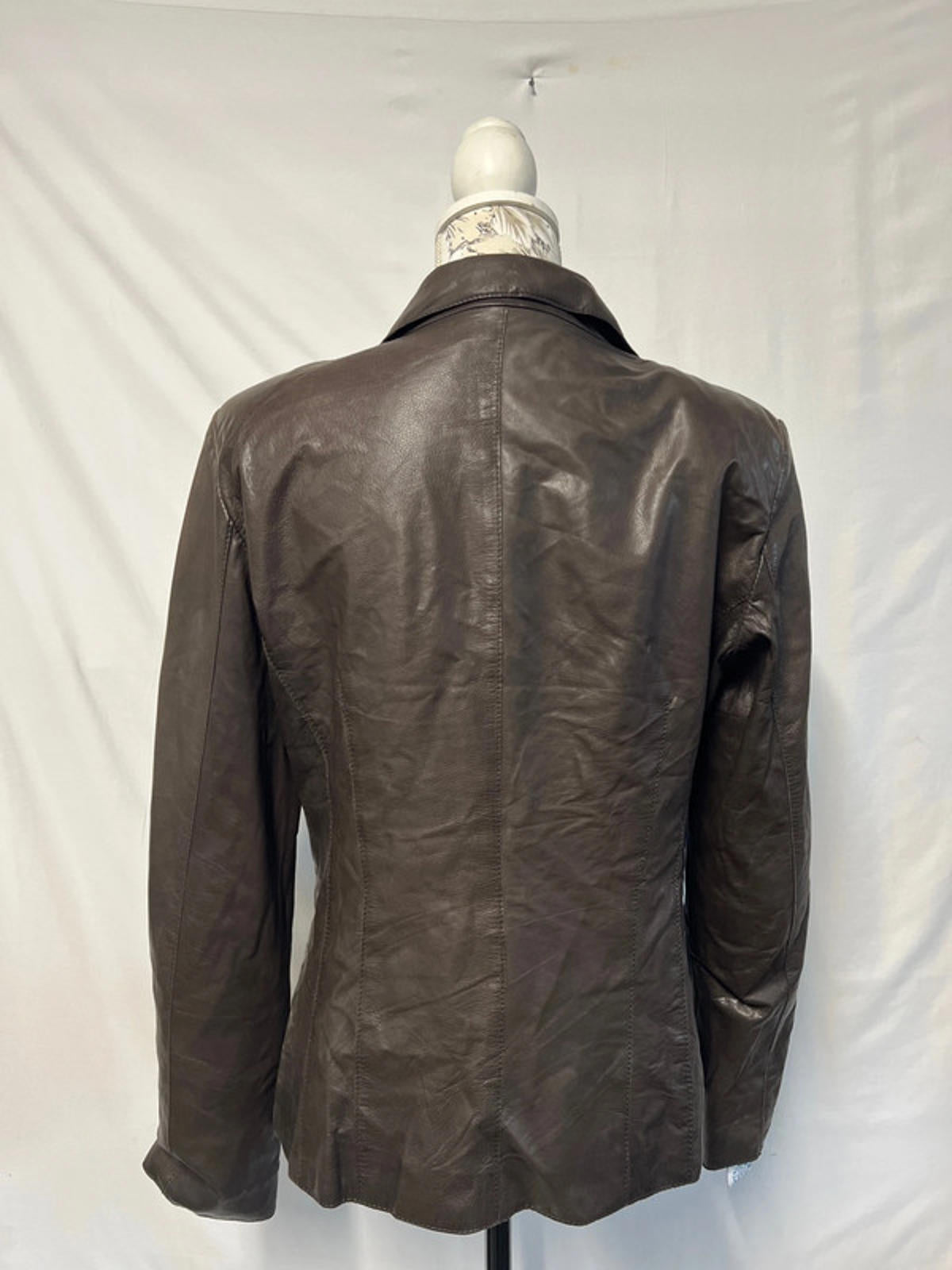 Hugo Boss| Brown Leather Jacket | Size 14