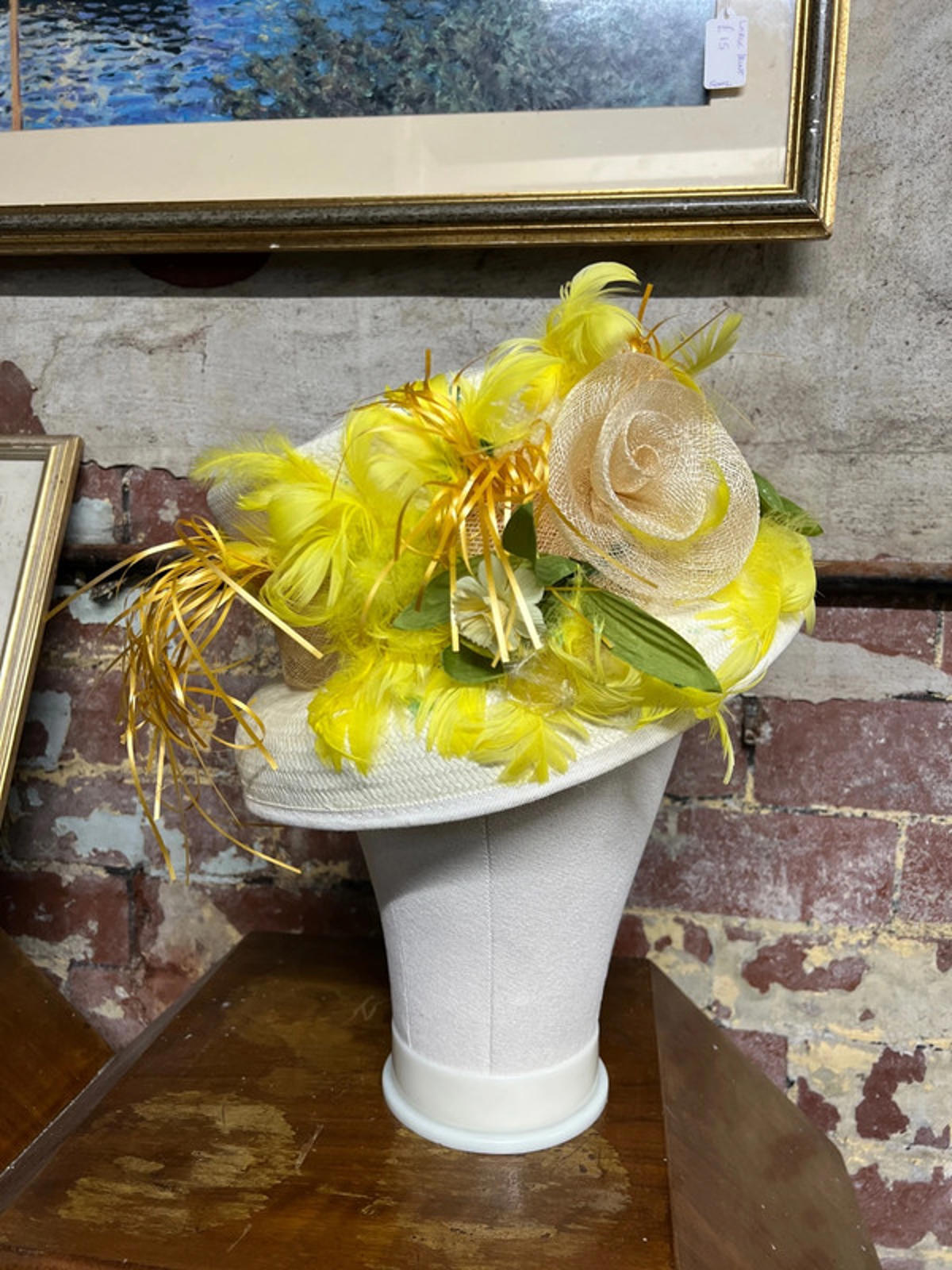 Yellow themed hat | Fascinator Hat | Occasion