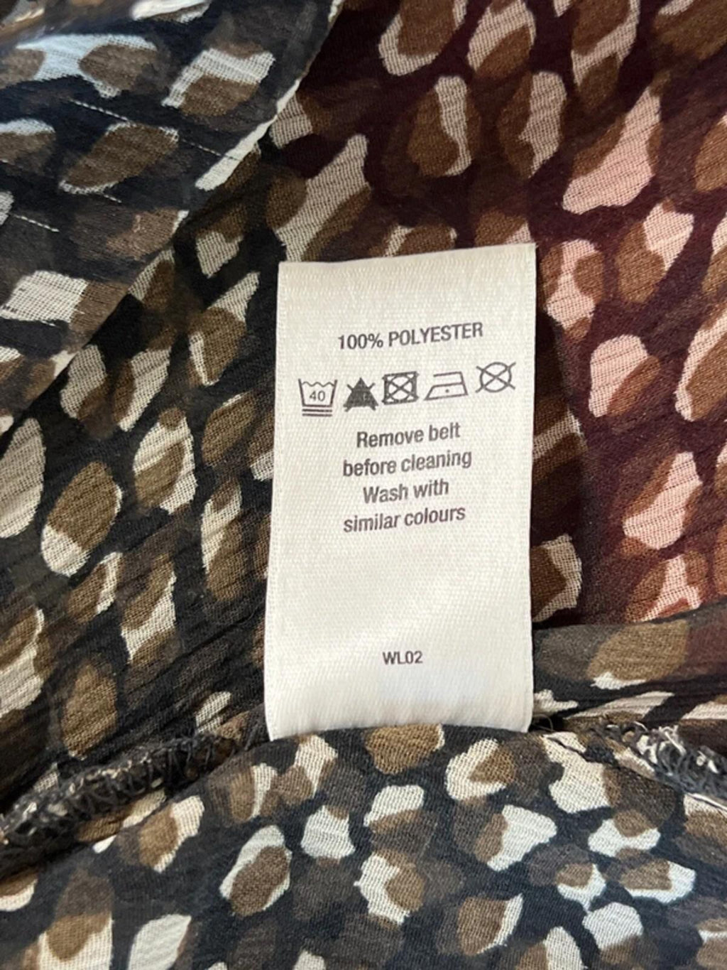 Wallis | 14 | Black/Brown Abstract Shirt