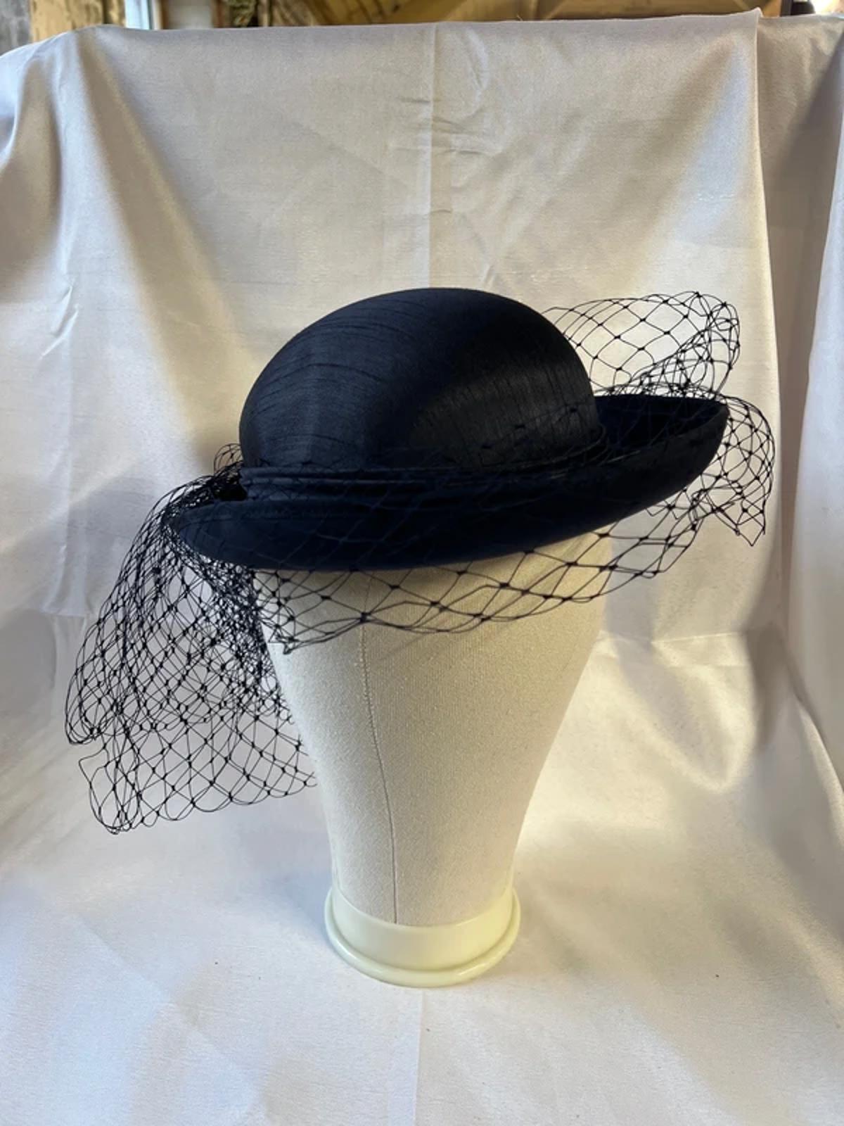 Vintage Navy Fascinator