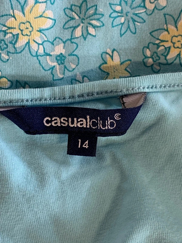 Debenhams Casual Club | Size 14 | Cute light blue floral cami |