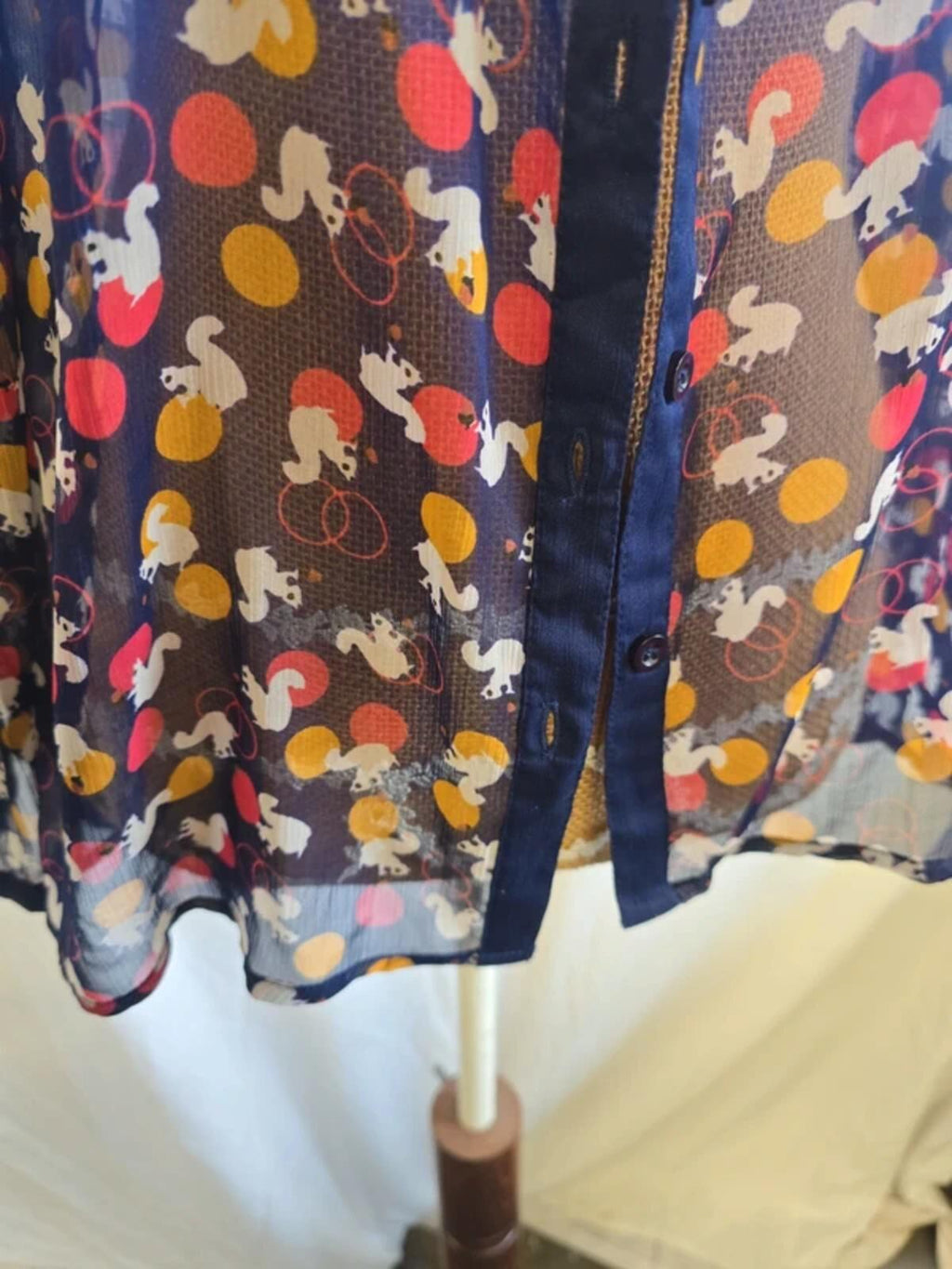 H! By Henry Holland unique design chiffon blouse size 14