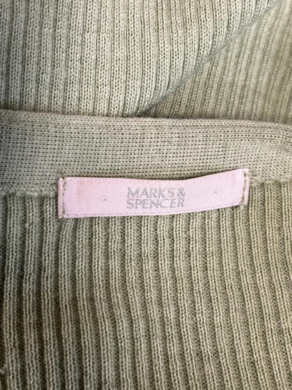 Marks and Spencer | 14 | Pistachio green cardigan | Very good