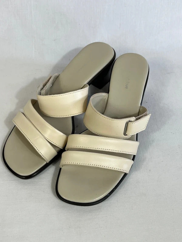 M&S Footglove | Size 5.5 | Classic Cream open toed sandals