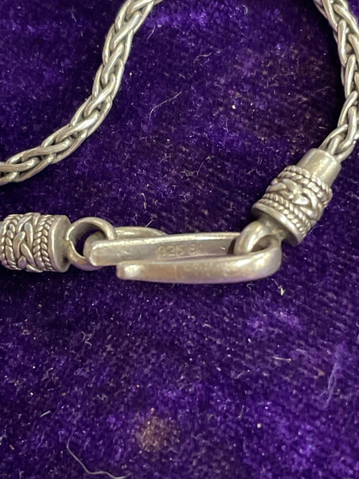 Silver Rope Link Bracelet | S-Clasp | 7.9g