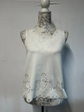 Mizumi | S/M | White lace style vest top