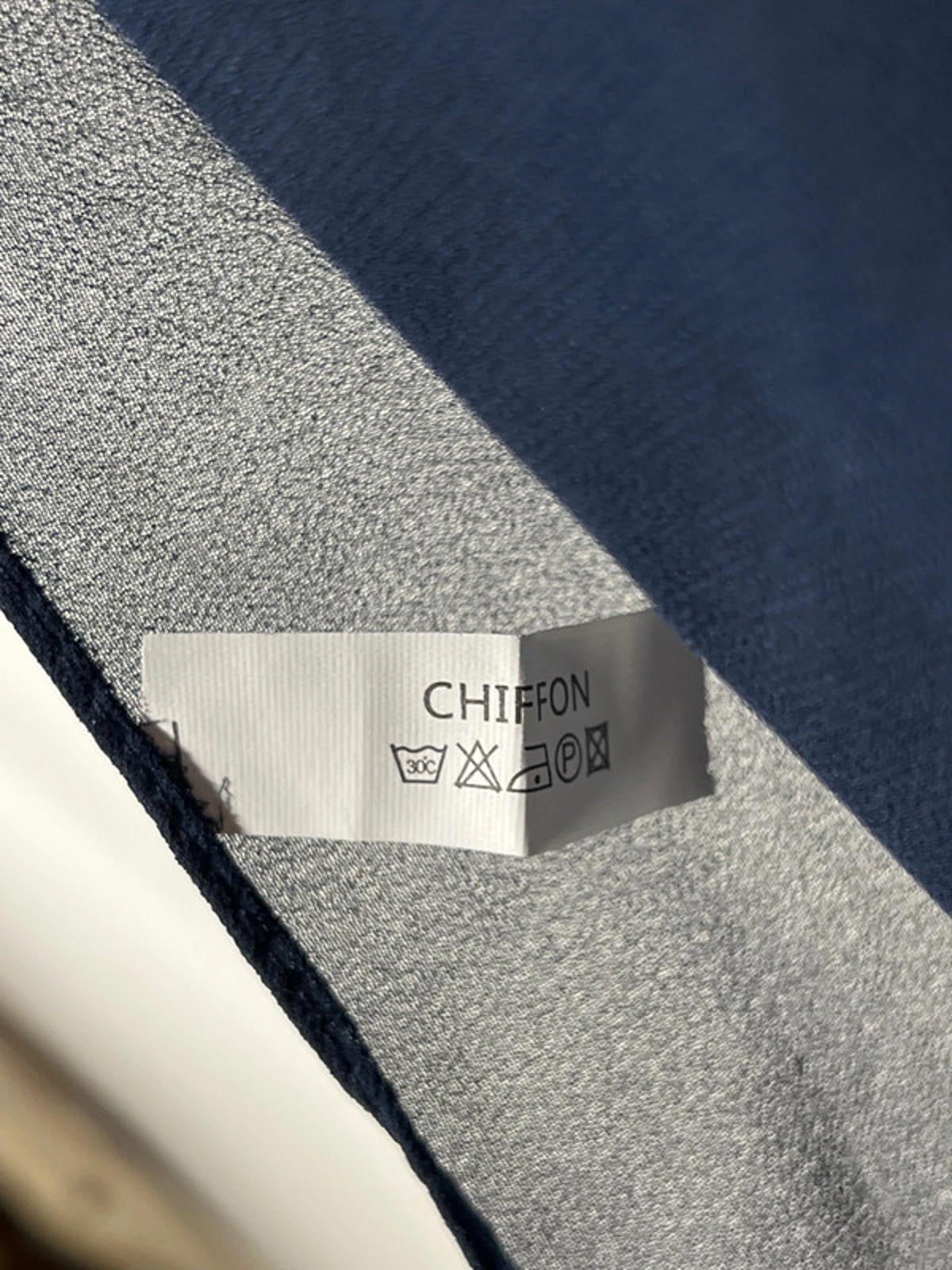 Navy Chiffon Scarf | Brand New | Lightweight