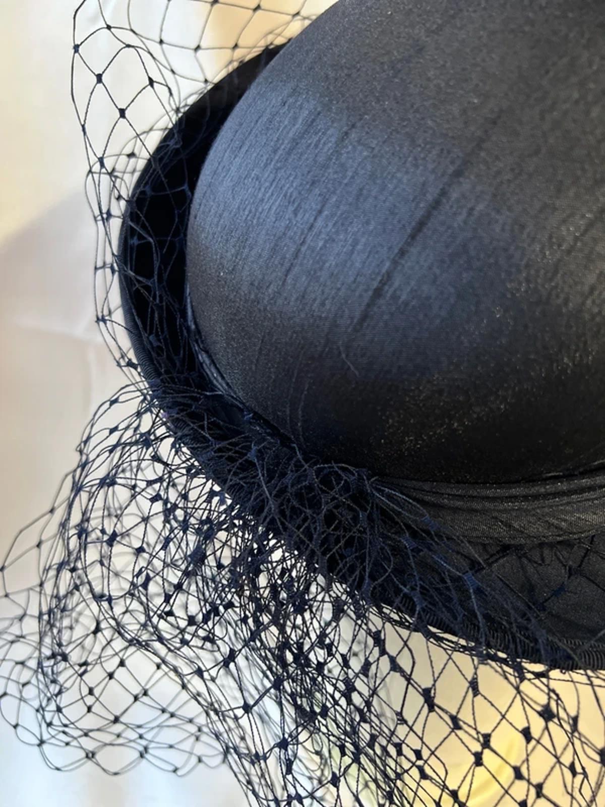 Vintage Navy Fascinator