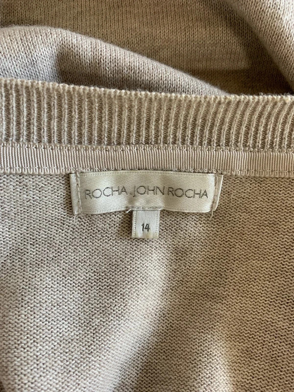 Rocha John Rocha | 14 | Cream/Beige cardigan