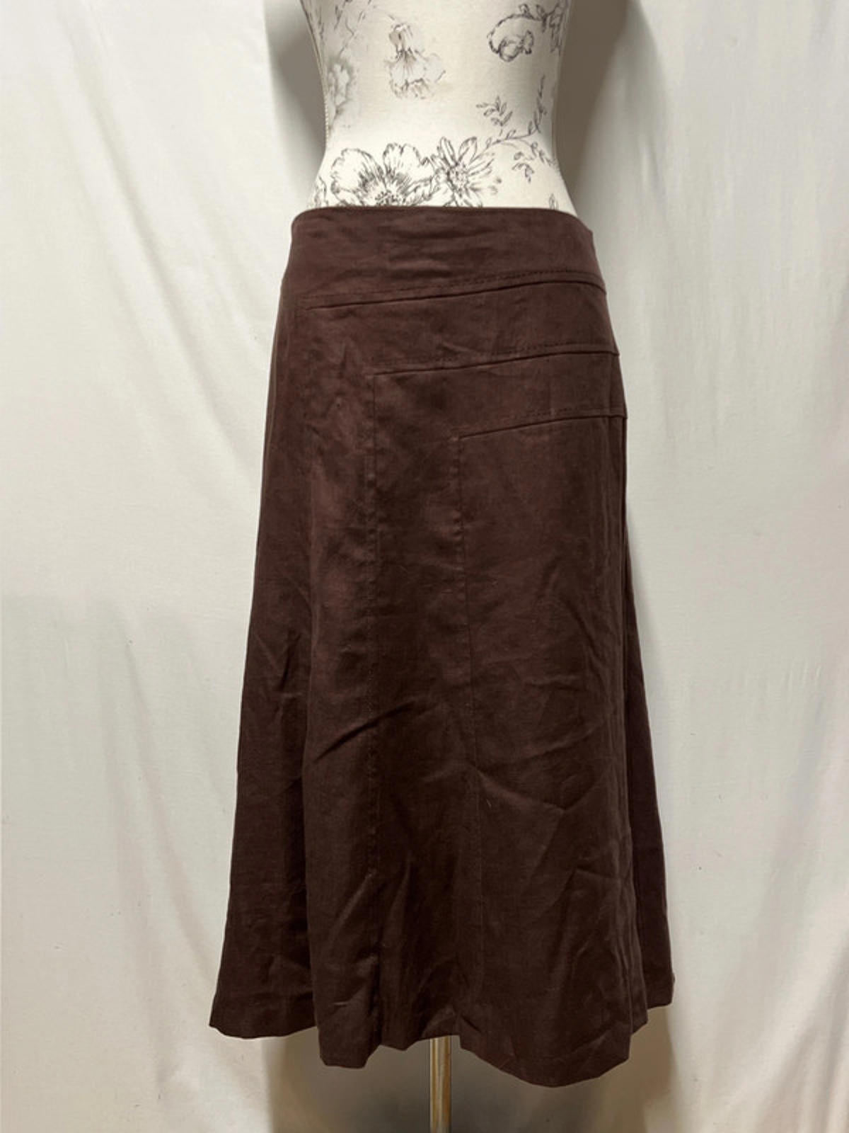 Coast | 12 | Chocolate Brown Long Length Skirt