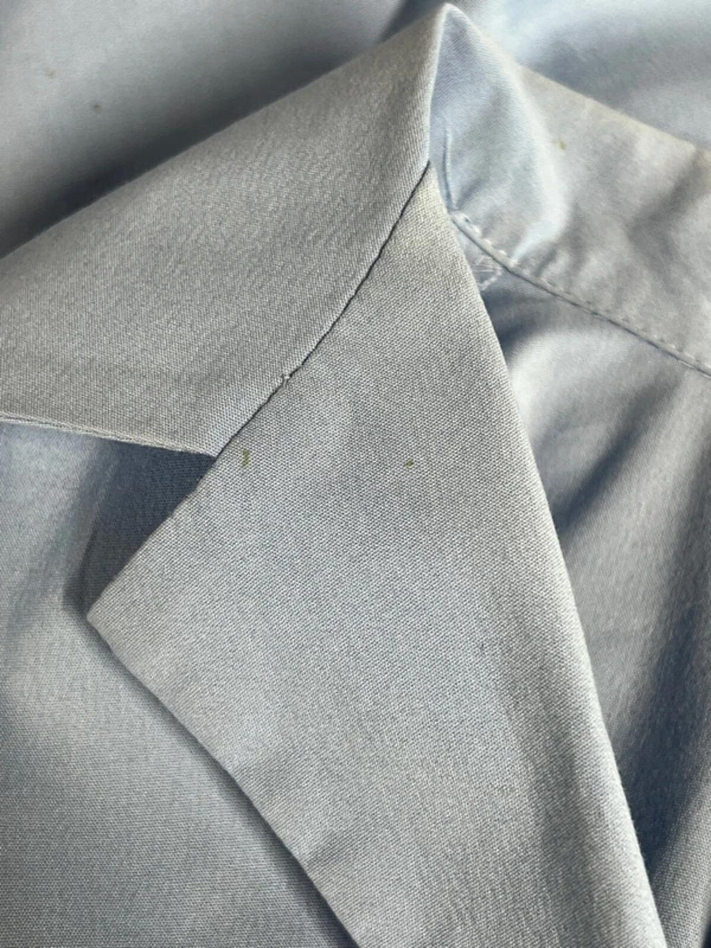 BHS | 12 | 3/4 Pale blue shirt | Cotton/Polyester blend
