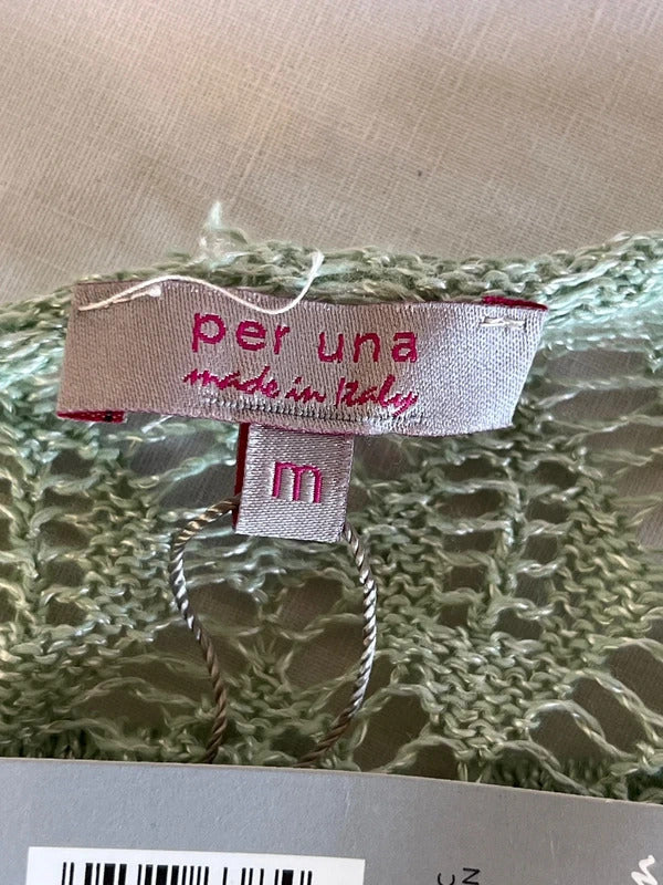 Per Una | Size 14 | Mint green crocheted bolero