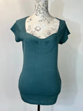 KEW | Size M | Teal layered t-shirt
