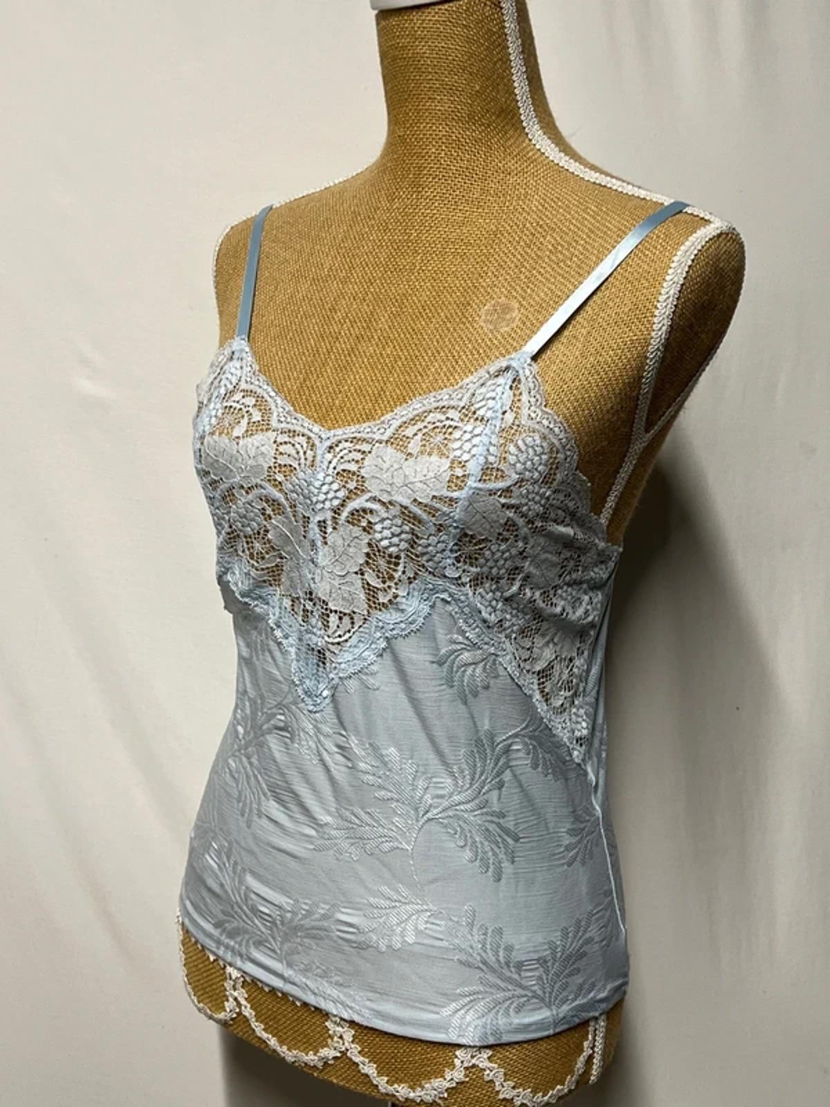 Charnos | S | Blue Lace Lingerie Top