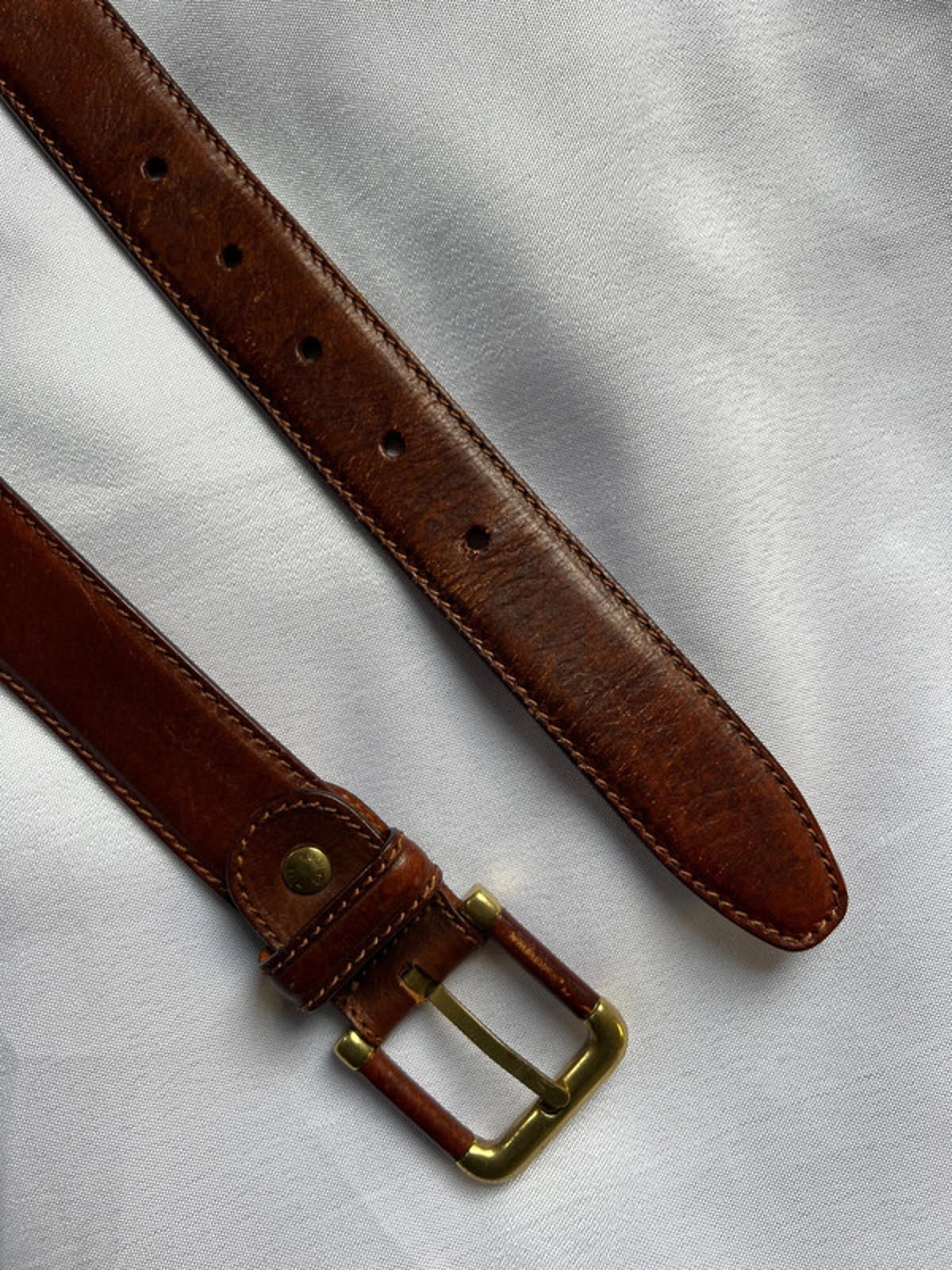 Vintage The Bridge | 29”5’ | Tan Leather Belt