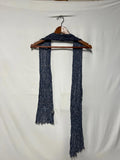 Vintage Peony Ladies Scarf | Blue Floral